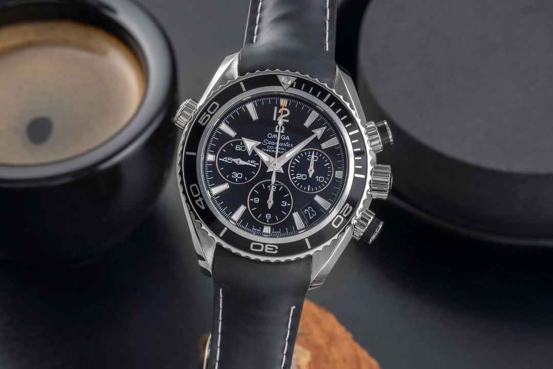  Omega Seamaster Planet Ocean Chronograph Stahl Automatik Ref 222.32.38.50.01.001 