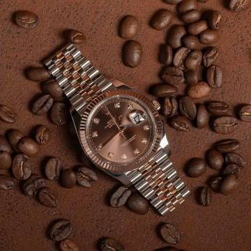  Rolex Datejust 41 2022 Full Set Diamond Dial 