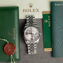 Thumbnail von Rolex Datejust 36 Rare Flower Dial Complete Set