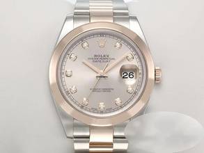 Thumbnail von Rolex Datejust 41 41mm 126301 Edelstahl Rosegold 750 Diamanten Automatik Stahl Gold