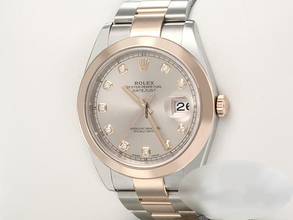 Thumbnail von Rolex Datejust 41 41mm 126301 Edelstahl Rosegold 750 Diamanten Automatik Stahl Gold