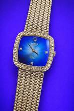 Thumbnail von Rolex Cellini 18 Karat Weißgold Rolex Cellini Skylight Herrenuhr mit orig Brilantbesatz 30 x 29 mm blaues Degradee Blatt im Traumzustand
