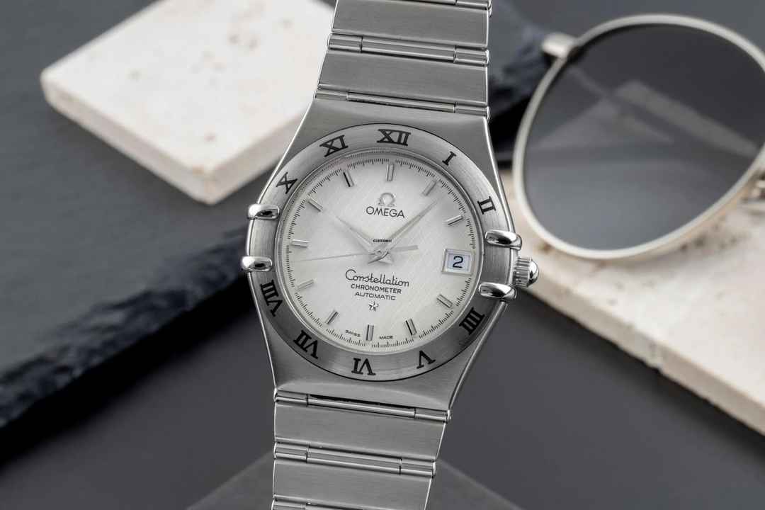  Omega Constellation Automatik Datum Edelstahl Herrenuhr Ref. 1502.30.00 