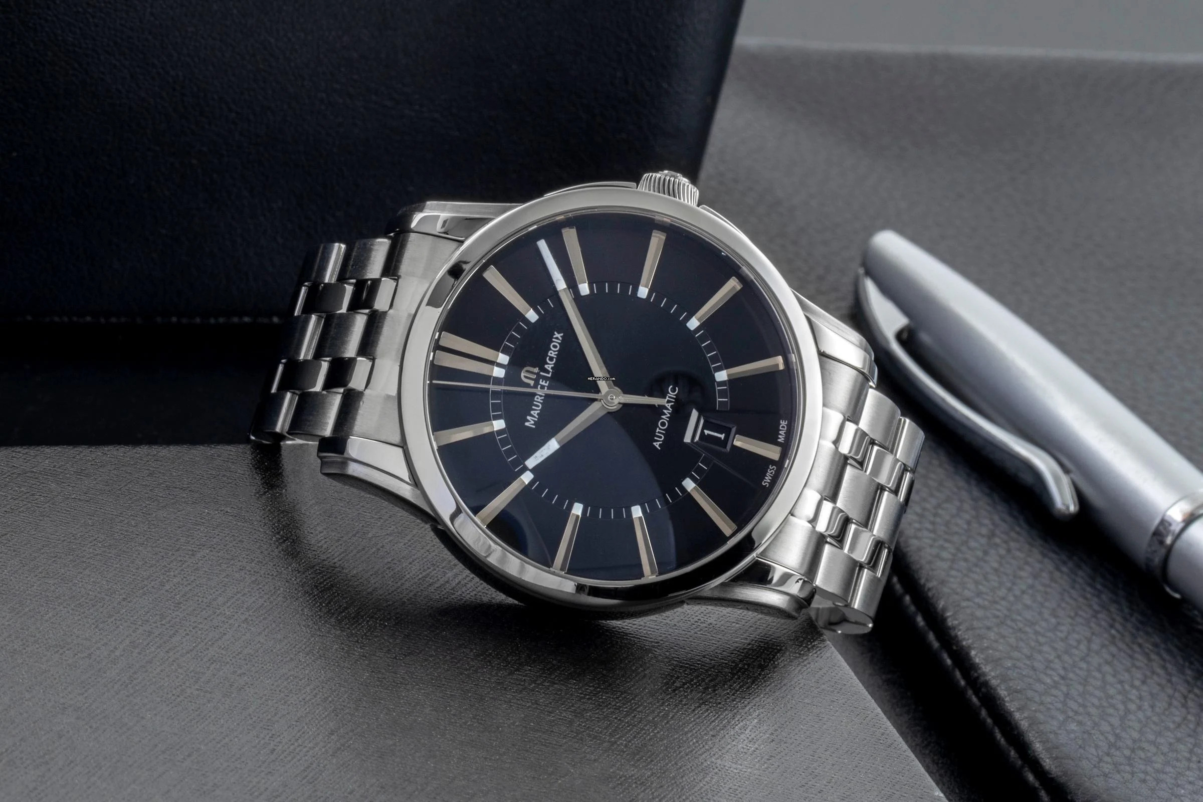 Thumbnail von Maurice Lacroix Pontos Date Stahl Automatik Herrenuhr Ref. PT6148