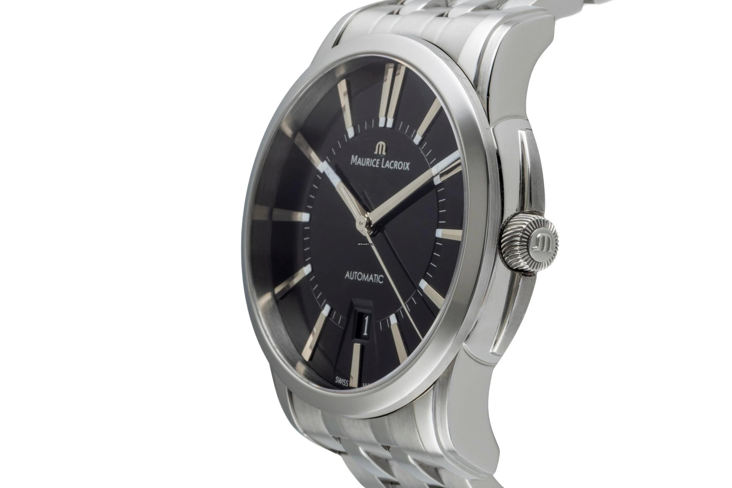 Thumbnail von Maurice Lacroix Pontos Date Stahl Automatik Herrenuhr Ref. PT6148