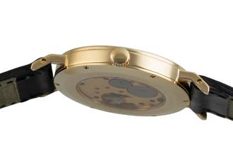 Thumbnail von NOMOS Tangente 18k (0,750) Gold Intex Datum Handaufzug Herrenuhr Gold Dial