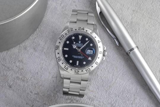  Rolex Explorer II Automatik Edelstahl Datum Herrenuhr Ref. 16570 T D-Serie 