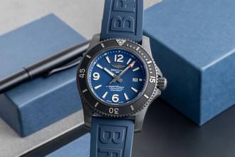 Thumbnail von Breitling Superocean 46 Automatik 46 Black Steel Herrenuhr Ref. M17368B71B1S1 B&P