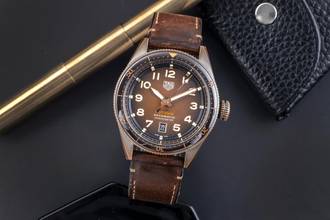 Thumbnail von TAG Heuer Autavia Bronze Automatik Herrenuhr Ref. WBE5191.FC8276 B&P 2022