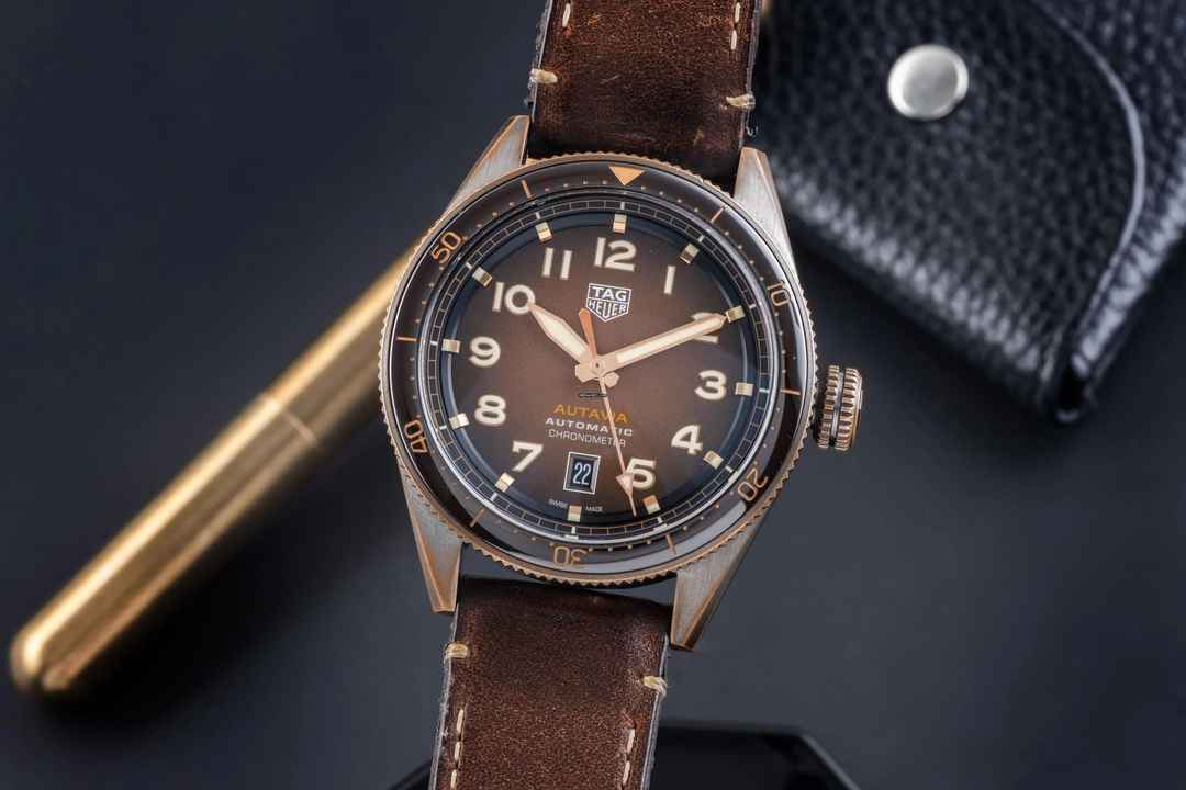  TAG Heuer Autavia Bronze Automatik Herrenuhr Ref. WBE5191.FC8276 B&P 2022 