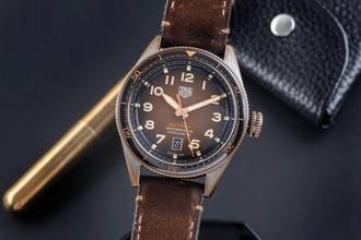 Thumbnail von TAG Heuer Autavia Bronze Automatik Herrenuhr Ref. WBE5191.FC8276 B&P 2022