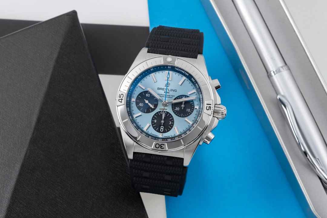  Breitling Chronomat Chronograph Stahl / Platin Ref. PB0134101C1S1 