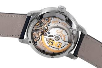 Thumbnail von Glashütte Original PanoMaticLunar Stahl Automatik Herrenuhr Ref 1-90-02-42-32-01 Papiere