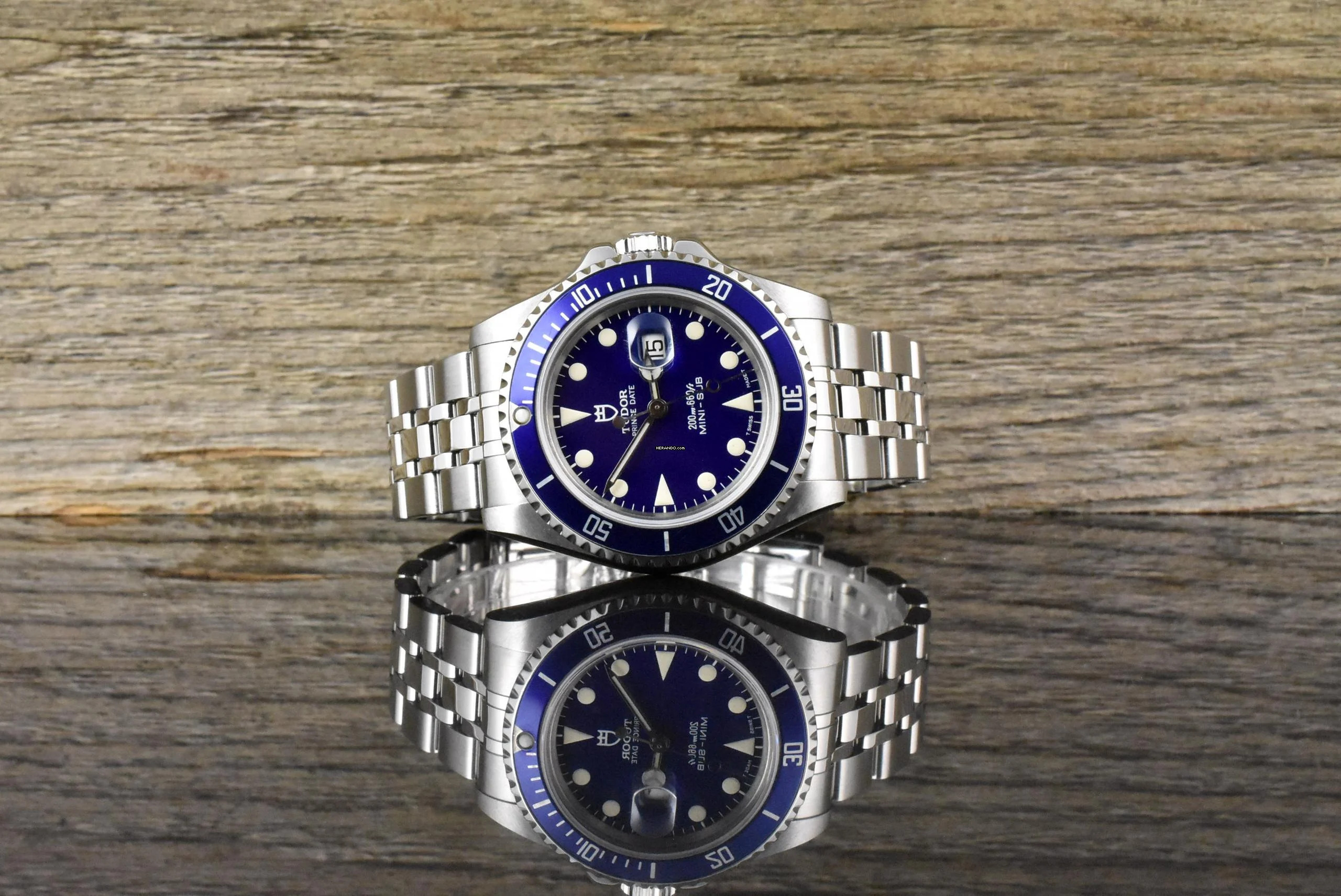 Tudor Prince Submariner / Mini Sub. 73190 Blue Tritium