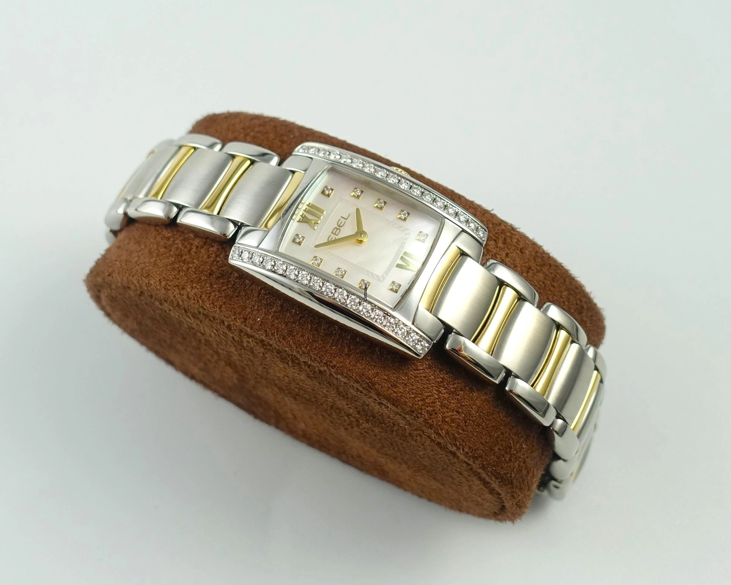 Thumbnail von Ebel Brasilia Mini Stahl/Gelbgold Perlmutt-ZB Brillanten Full Set 2019