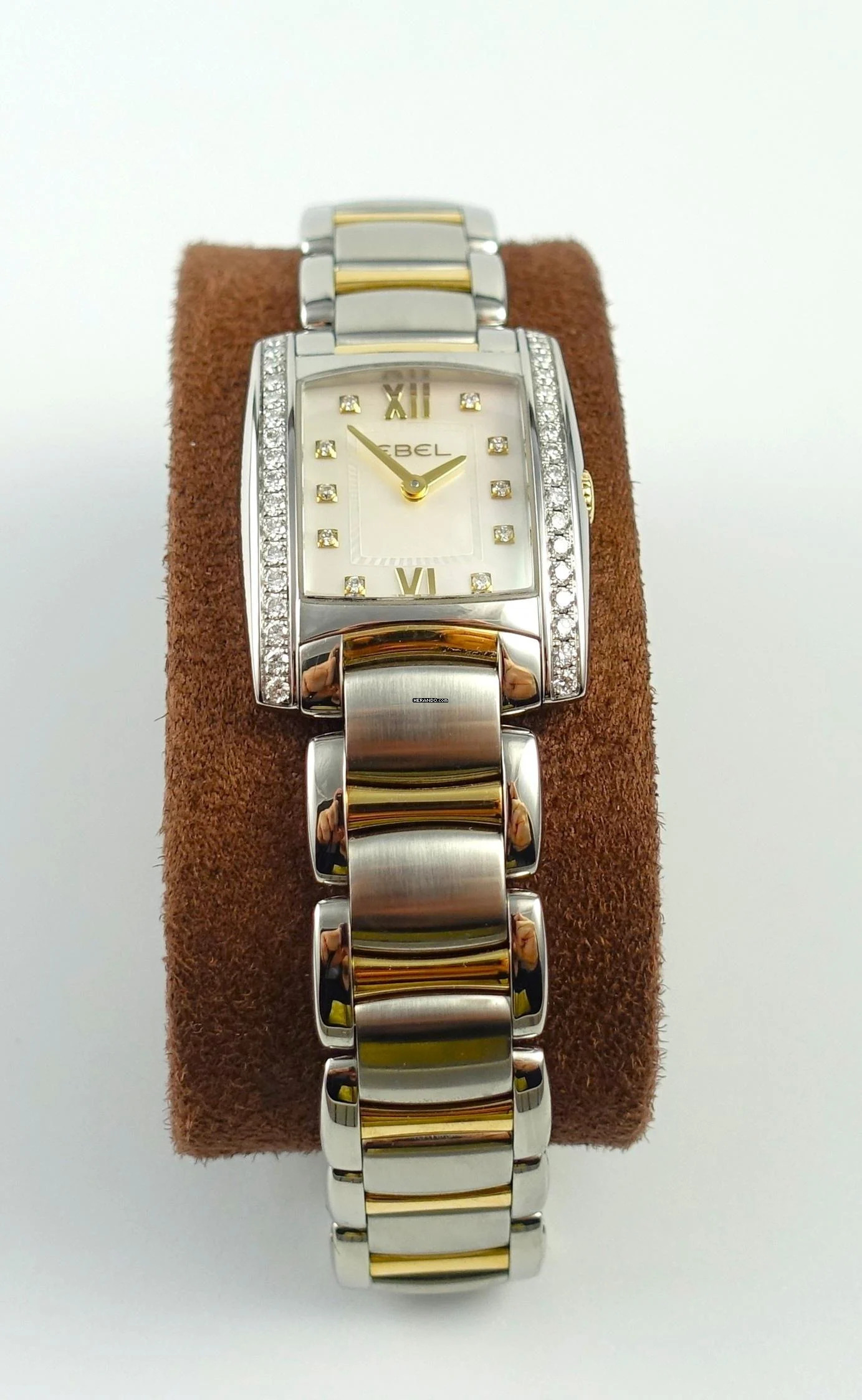 Thumbnail von Ebel Brasilia Mini Stahl/Gelbgold Perlmutt-ZB Brillanten Full Set 2019