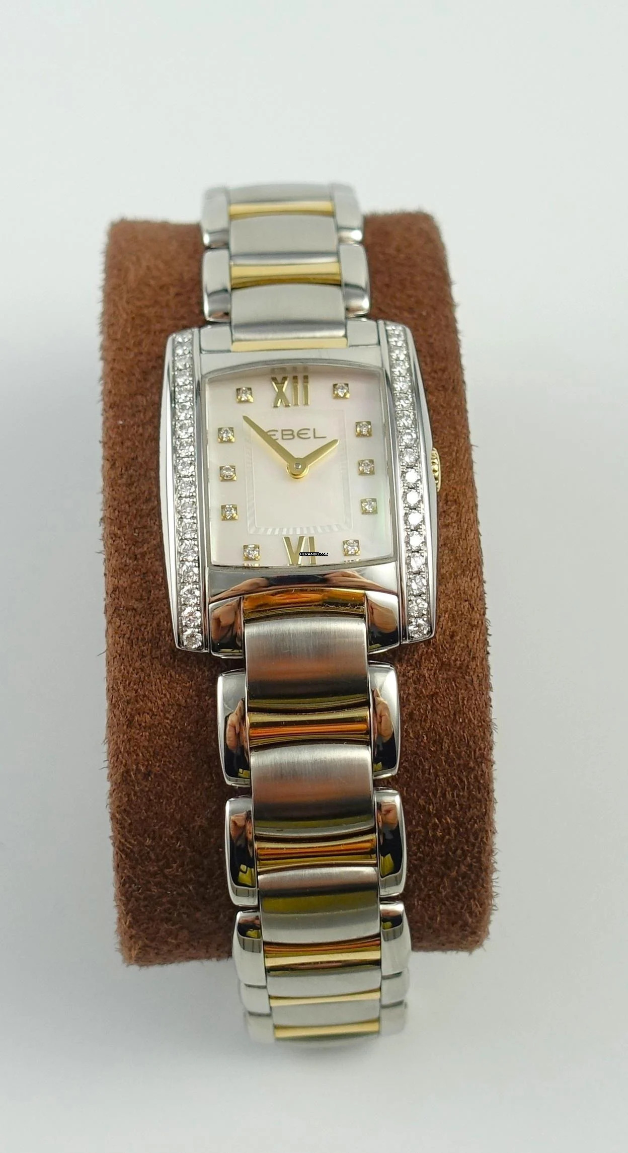 Thumbnail von Ebel Brasilia Mini Stahl/Gelbgold Perlmutt-ZB Brillanten Full Set 2019