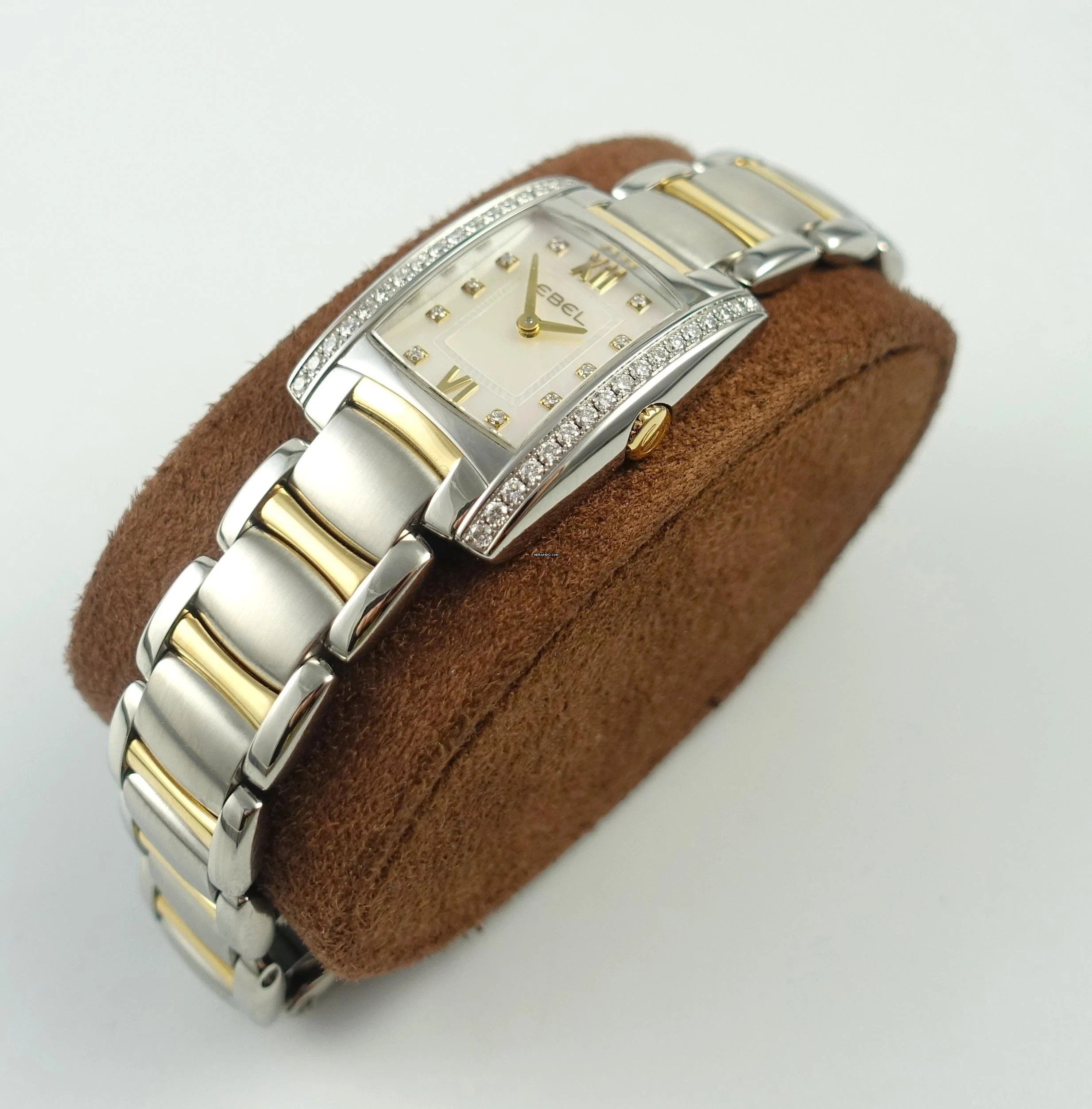 Thumbnail von Ebel Brasilia Mini Stahl/Gelbgold Perlmutt-ZB Brillanten Full Set 2019