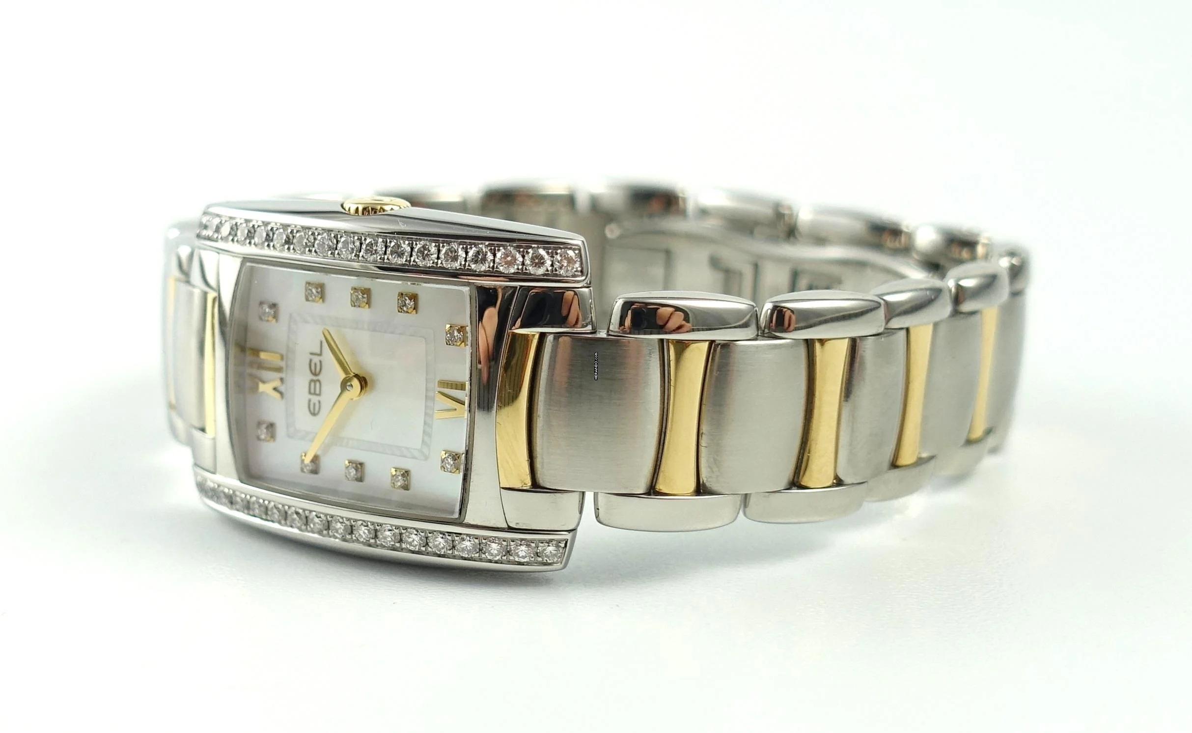 Thumbnail von Ebel Brasilia Mini Stahl/Gelbgold Perlmutt-ZB Brillanten Full Set 2019