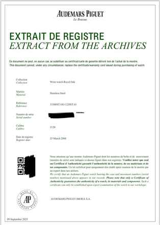  Audemars Piguet Royal Oak Selfwinding 39mm (TOP CONDITION White Dial) +EXTRACT PAPERS from AP + Service Invoice AP Vienna (RO&RO) 