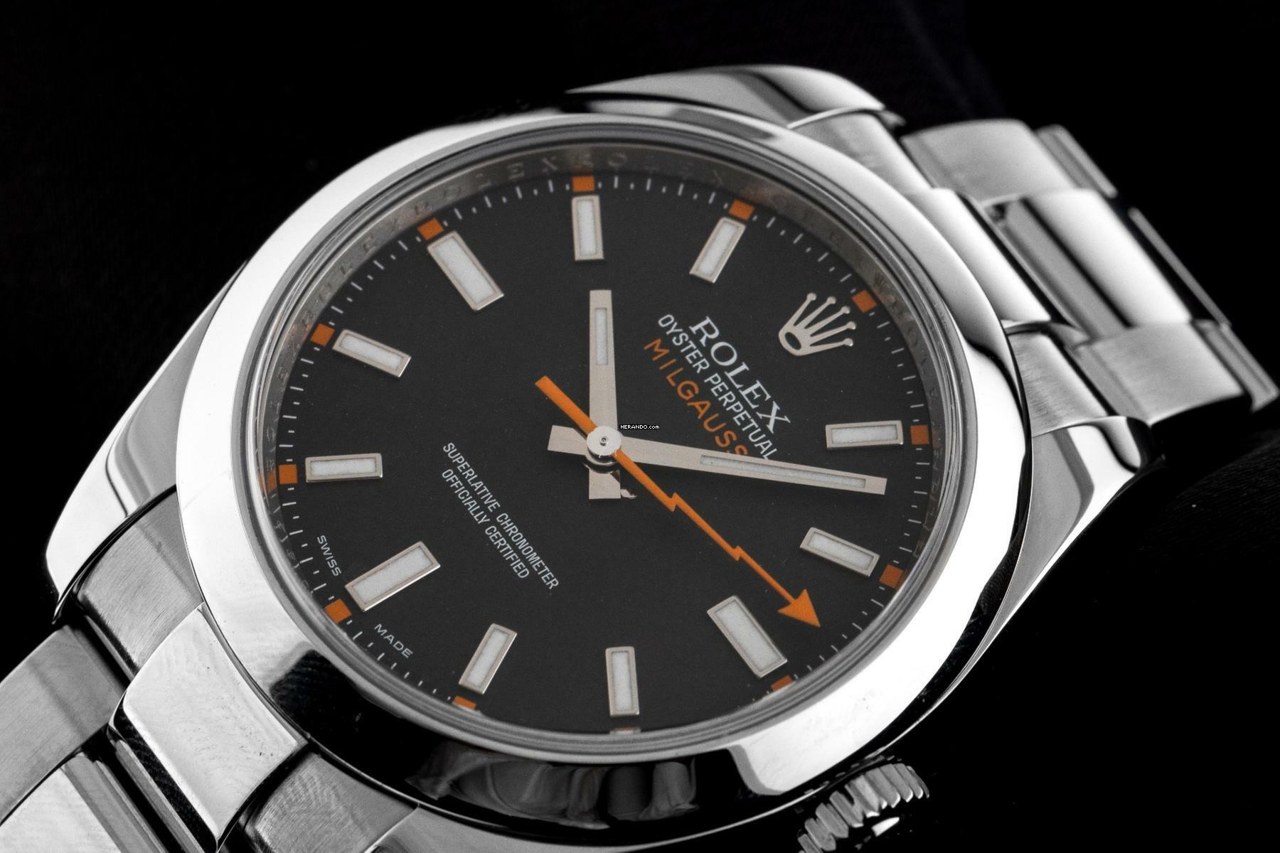 Rolex Milgauss Ref.116400 2008 LC EU Full Set wie Neu Vintage Milgauss