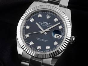 Thumbnail von Rolex Datejust 41 Ref.126334 2019 Full Set wie Neu Datejust Diamanten Stahl 18kt Weißgold