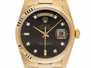 Thumbnail von Rolex Day-Date 36 Ref.18238 1990 Full Set wie Neu Vintage Day-Date 18kt Gelbgold Diamanten