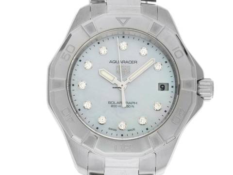  TAG Heuer Aquaracer Professional 200 Solargraph Ref.WBP1313.BA0005 2025 Full Set Ungetragen Aquaracer Professional 200 Solargraph Perlmutt Diamanten 