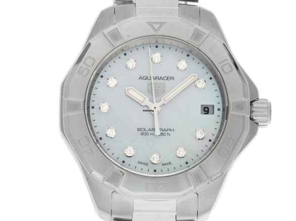  TAG Heuer Aquaracer Professional 200 Solargraph Ref.WBP1313.BA0005 2025 Full Set Ungetragen Aquaracer Professional 200 Solargraph Perlmutt Diamanten 