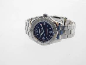 Thumbnail von Breitling Colt Oceane II Damenuhr mit schwarzem Zifferblatt 33 mm wie Neu. original Papiere TOP