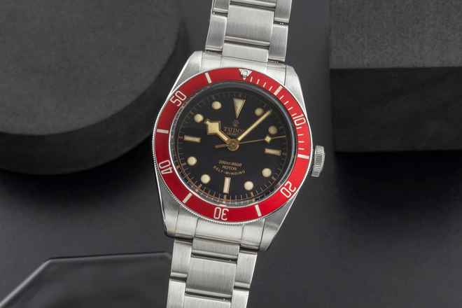  Tudor Black Bay Heritage Black Bay Smiley Dial Automatik Herrenuhr Ref. 79220R 