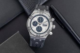 Thumbnail von Maurice Lacroix AIKON Chronograph Stahl Automatik Ref. AI6038-SS001-130 B&P 2021