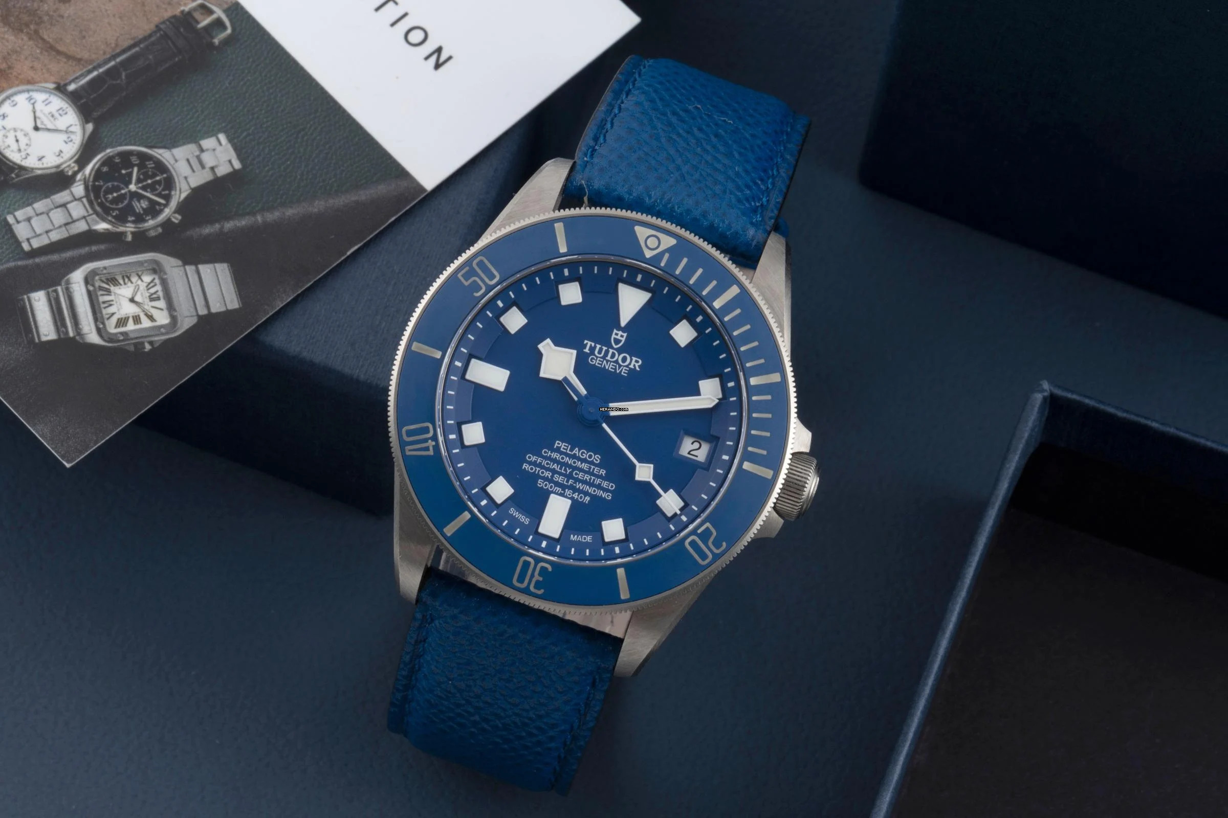  Tudor Pelagos Titan Automatik Herrenuhr Ref. M25600TB-0001 Papiere 2022 