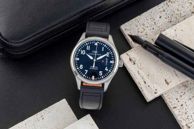  IWC Fliegeruhr Mark Schaffhausen Mark XVII Fliegeruhr Automatik Edelstahl Ref. IW326501 B&P 2019 