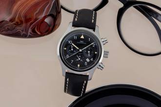 Thumbnail von IWC Fliegeruhr Chronograph Pilot Chronograph Edelstahl Quarz Herrenuhr Edelstahl Ref. IW374101