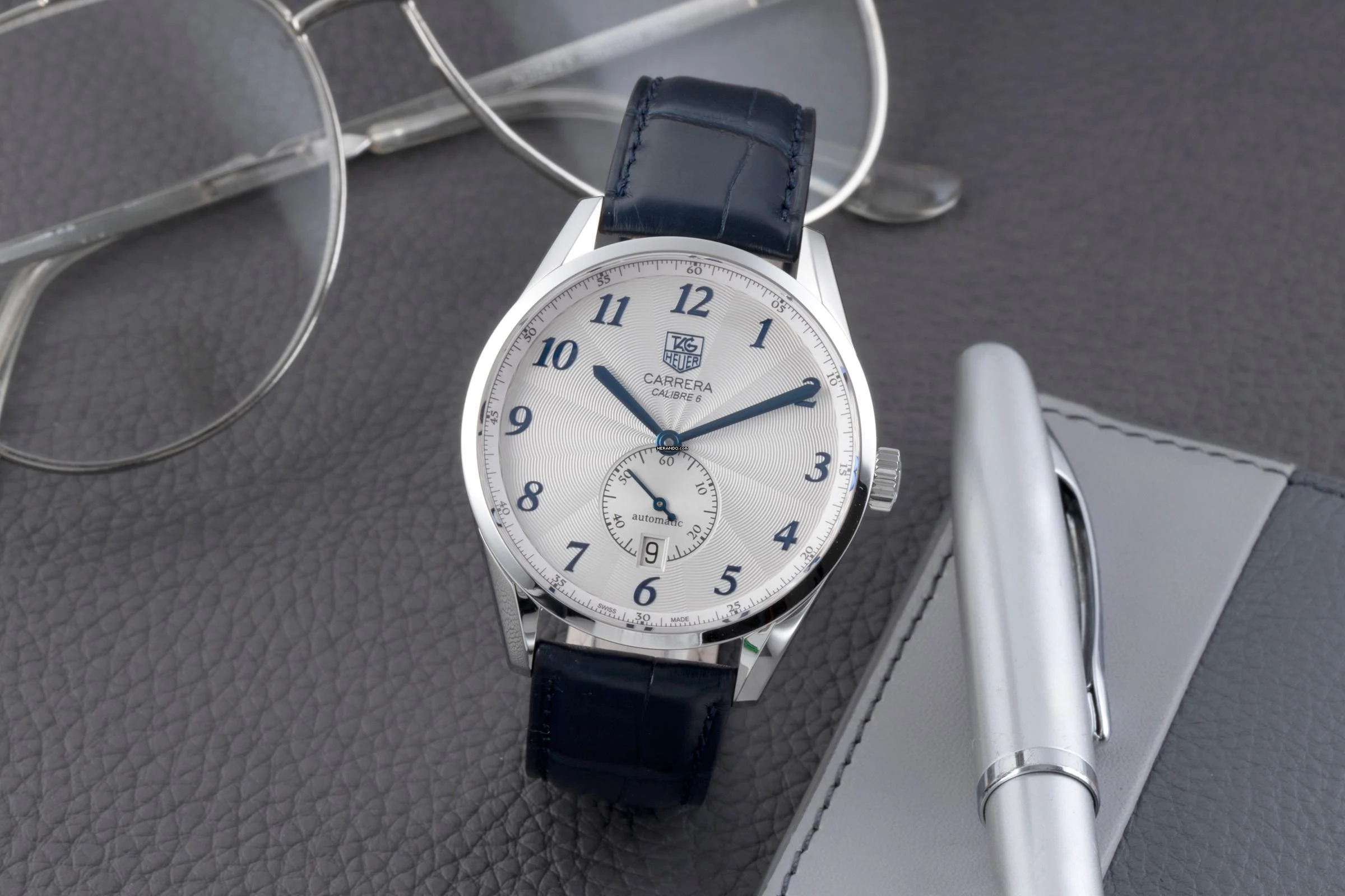  TAG Heuer Carrera Calibre 6 Automatik Stahl Herrenuhr Ref. WAS2111 