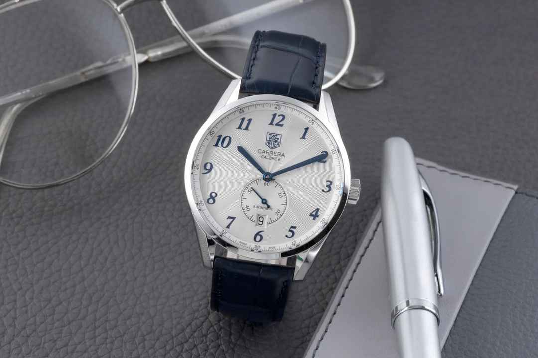  TAG Heuer Carrera Calibre 6 Automatik Stahl Herrenuhr Ref. WAS2111 