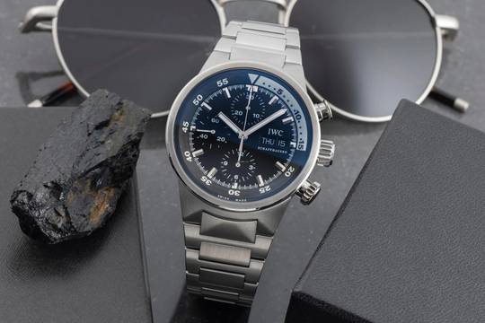  IWC Aquatimer Chronograph Stahl Automatik Herrenuhr Ref. IW371928 Papiere 
