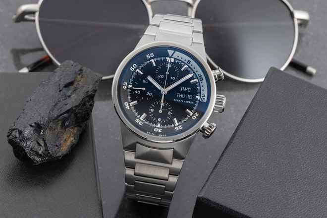  IWC Aquatimer Chronograph Stahl Automatik Herrenuhr Ref. IW371928 Papiere 