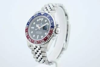 Thumbnail von Rolex GMT-Master II Pepsi - Jubilee Bracelet - Official Rolex Service 12/25 - Official Rolex Warranty 12/27 - With Box - 126710BLRO