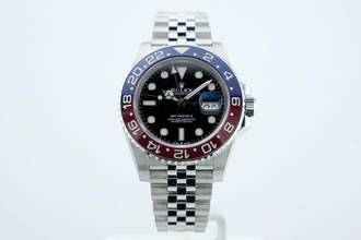 Thumbnail von Rolex GMT-Master II Pepsi - Jubilee Bracelet - Official Rolex Service 12/25 - Official Rolex Warranty 12/27 - With Box - 126710BLRO