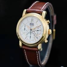 Thumbnail von Philippe Du Bois & Fils Chronograph Grande Date Jahreskalender 18K. Gelbgold Limited Edition 300 Stk.