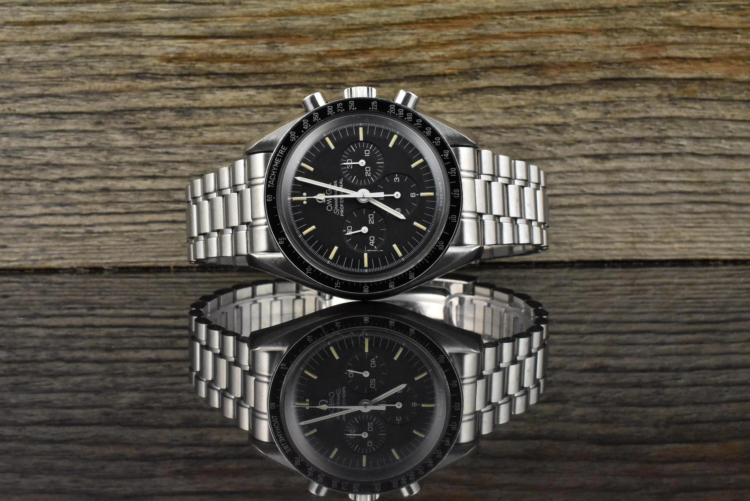  Omega Speedmaster Professional Moonwatch Apollo XI Cappuccino Tritium - unpoliert 