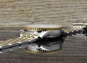 Thumbnail von Breitling Old Navitimer D13022 Blue Dial Stahl Gold very Nice Vintage B&P 1995