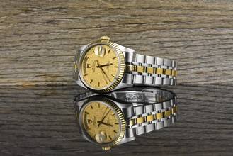 Thumbnail von Tudor Prince Date Day 76213 Automatik Stahl / Gold - Linen Dial - 2016