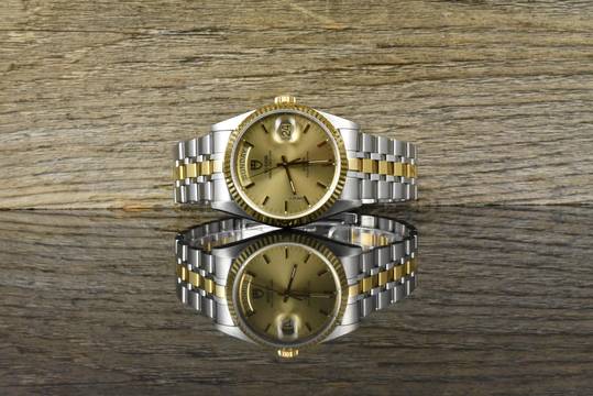  Tudor Prince Date Day 76213 Automatik Stahl / Gold - 2009 