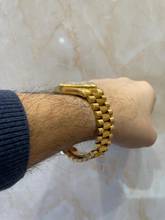 Thumbnail von Rolex Day-Date 36 Double Quick N Serial 1992 Top condition long bracelet BARK champagne DIAMOND DIAL