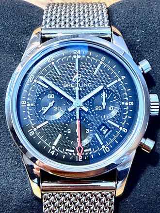  Breitling Transocean Chronograph GMT Full Set Limited Edition 