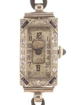  Fortis Art Deco Platinum 1920s 
