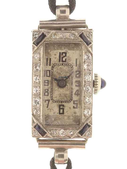  Fortis Art Deco Platinum 1920s 